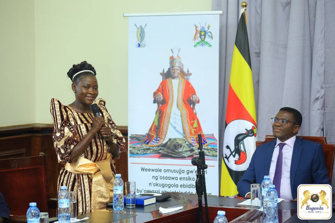 Halima Nakaayi delivering her message during the event Halima Nakaayi delivering her message during the event
